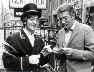 Lennon and Peter Cook