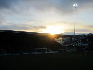 Sunset over the Proact