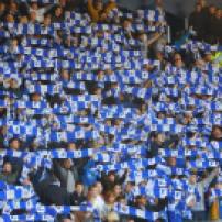 The Leicester supporters