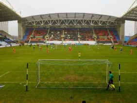 The view from the away end