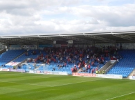 The away fans